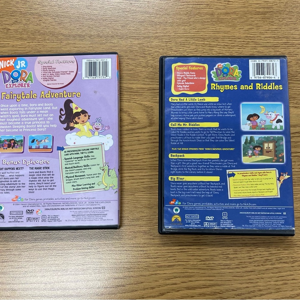 2 Dora dvds - Picture 2 of 2